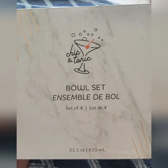 Chic & Tonic Desert Dreams Melamine Bowl Set (4) NEW IN BOX - Picture 4 of 5